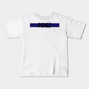 Sergio Perez Driver Name - 2022 Season #4 Kids T-Shirt